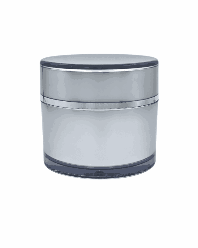 علبة كريم (خمرية) اكليلك 150 مل فضي فارغة