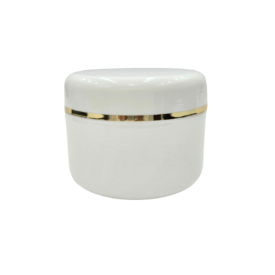 علبة كريم (خمرية) بلاستيك 250 مل ابيض