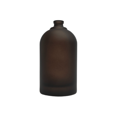 زجاجة عطر كبس فارغة حجم 100 مل بني