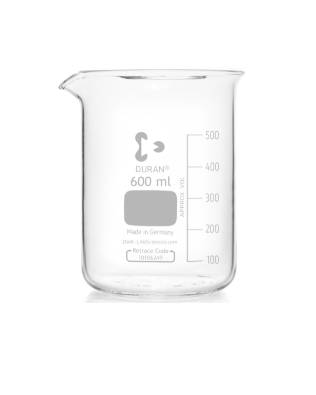 كاس مختبر 600 مل الماني